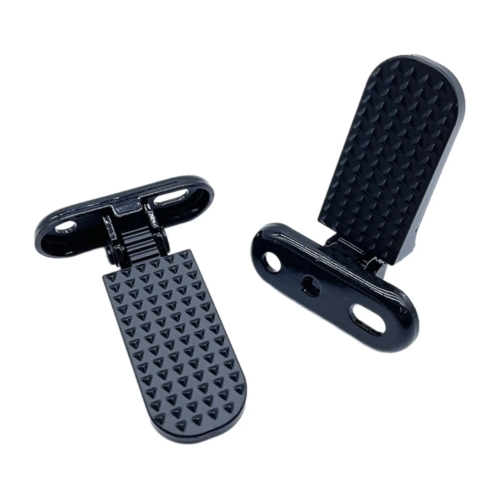 2x Bike Rear Pedals Metal Foldable Foot Pegs for Electric Bicycle Motorcycle