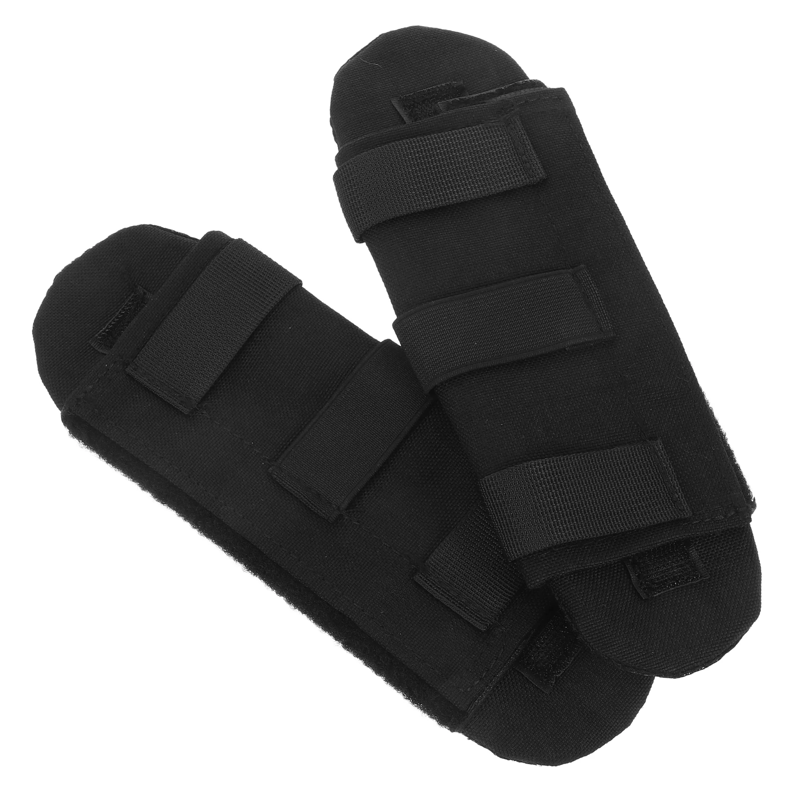 

2pcs Pressure Relief Shoulder Pads Black Detachable Strap Cushions Comfortable Backpack Shoulders Universal Fit Camera Bag