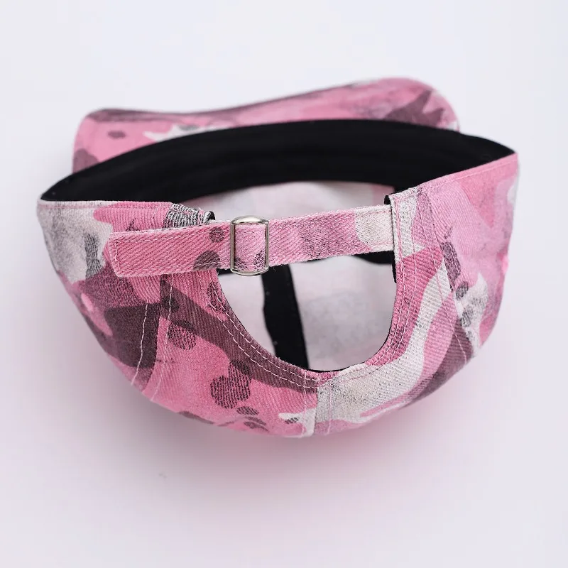 شعار مخصص التمويه شقة حافة الهيب هوب قبعة الرجال والنساء الربيع والخريف في الهواء الطلق ظلة خمسة لوحة قصيرة حافة قبعة بيسبول #5