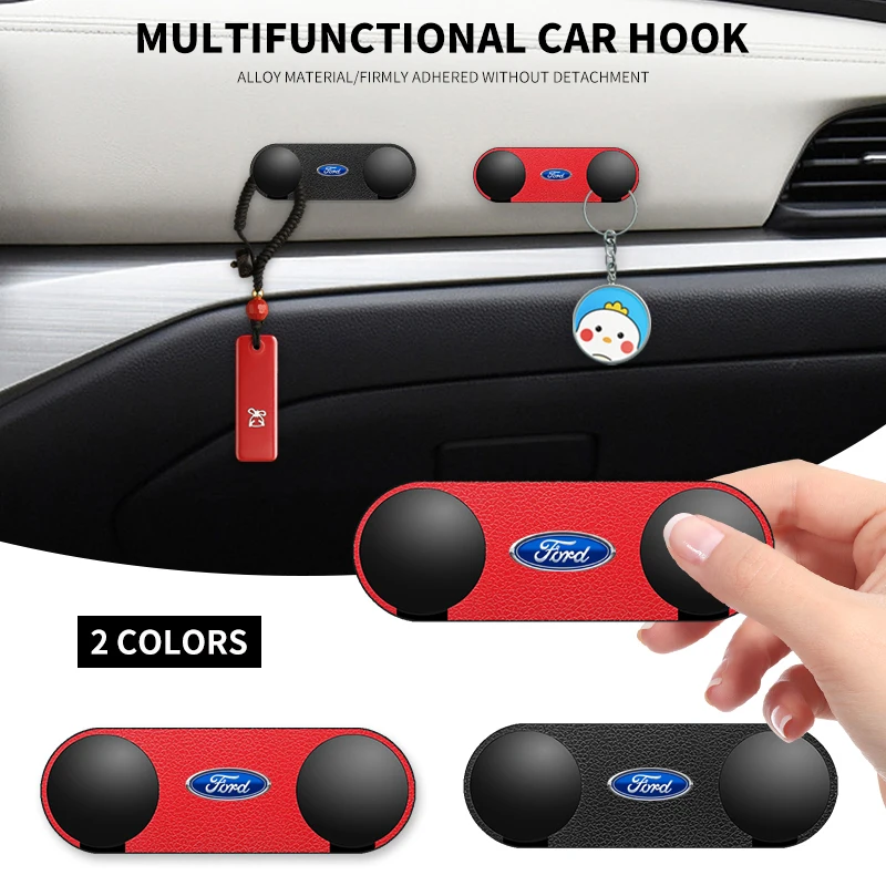 Multi-Purpose Vehicle Storage Hook Car Double-Hook for Ford focus Fiesta EcoSport ESCORT ranger fusion mondeo Mustang transit