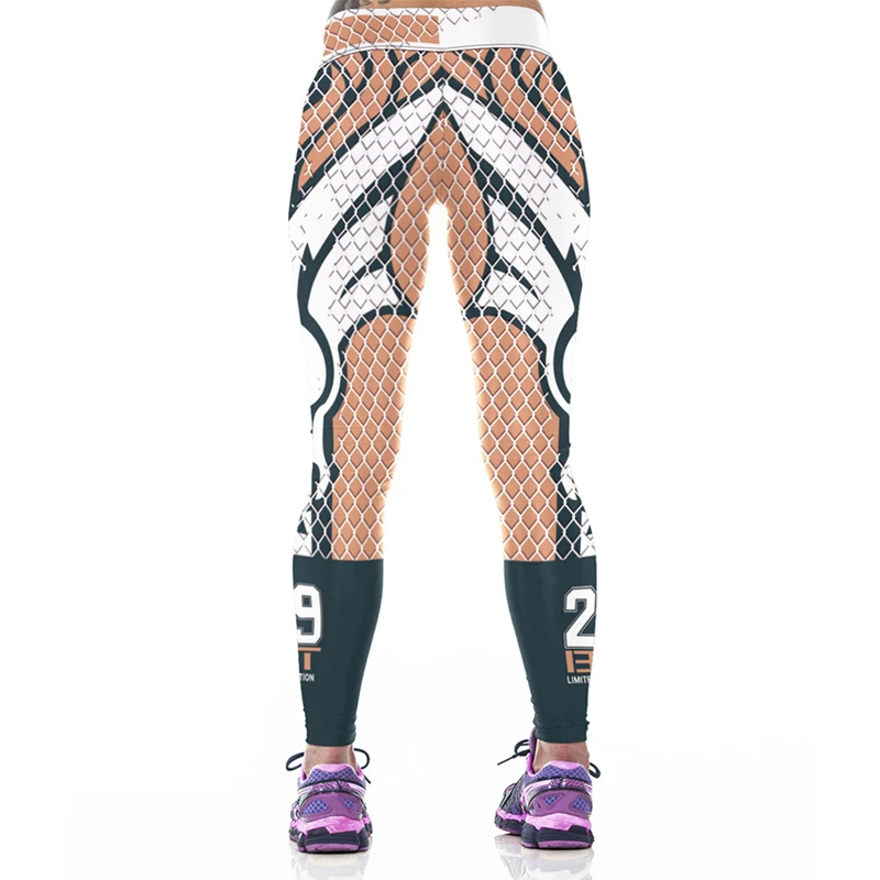 Women Sports Leggings Leopard 3D Print Training Leggins Sportwear High Waist Running Trouser Quick Dry Slim Elastic Fitness Pant