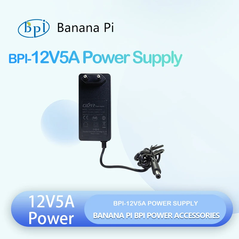 

Адаптер питания Banana Pi для платы маршрутизатора, SBC, BPI-R4, R4 PRO, 12 В, 5 А, высококачественные силовые аксессуары