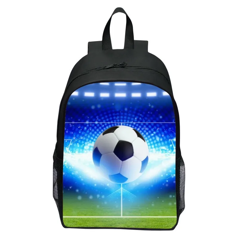 New Printed Flame Football Pattern Backpack Cartoon 123 Grade Lightweight Backpack One Piece dropshipping