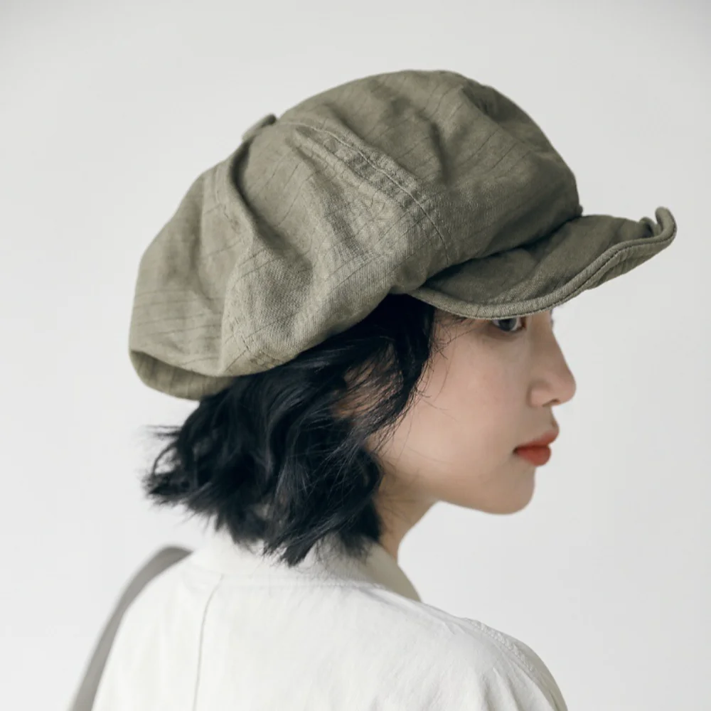 Retro Newsboy Caps Men Octagonal Hats British Painters Hats Autumn Winter Berets Herringbone Flat Caps Hip Hop Berets Hat