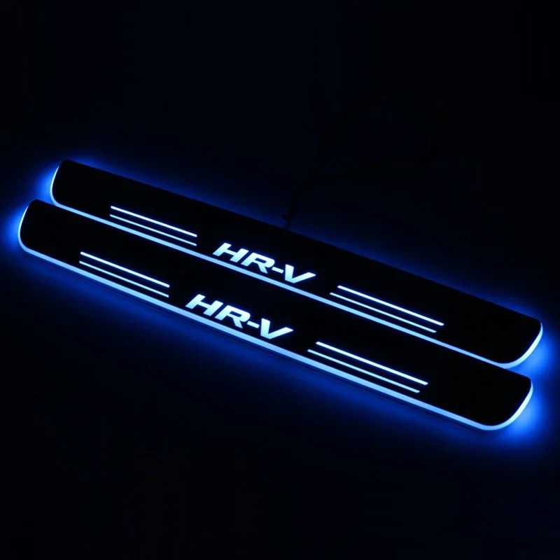 

Pedal lights For Honda HR-V HRV 2016-2019 Moving LED Welcome Car Scuff Plate Pedal Door Sill Pathway Light or customize