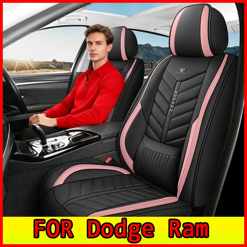

Car seat cover Waterproof Faux leather soft full wrap waterproof wear-resistant seat cover full set of 5 seat FOR Dodge Ram