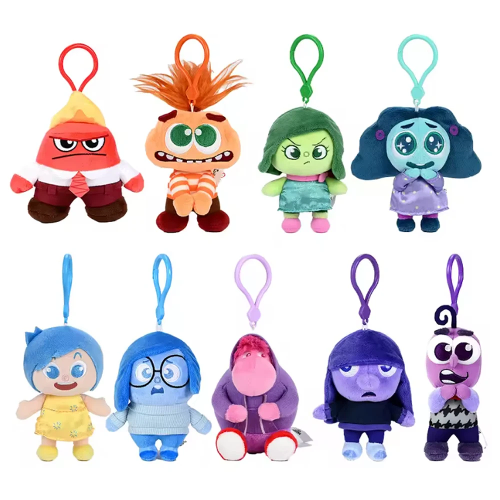 

High Quality 100% Genuine Disney Pixar Inside Out Cute Plush Toy Key Chain Children Stuffed Pendant Kids Birthday Christmas Gift