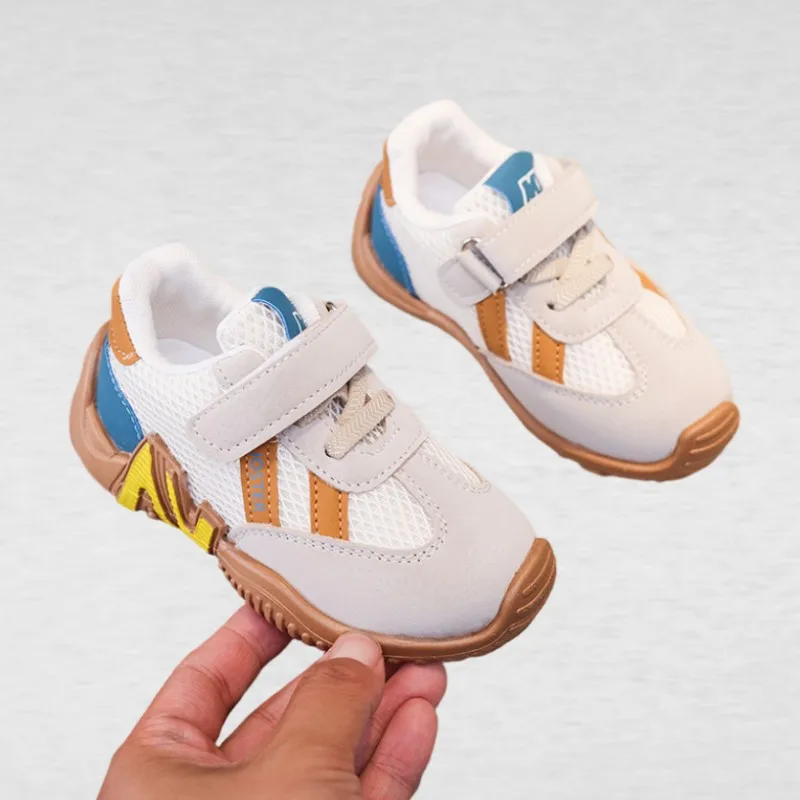 

Children's Sneakers Spring 2026 Boys Girls Soft Sole Non-slip Casual Running Shoes Fashion Mesh Breathable Baby Kid Sports Shoes