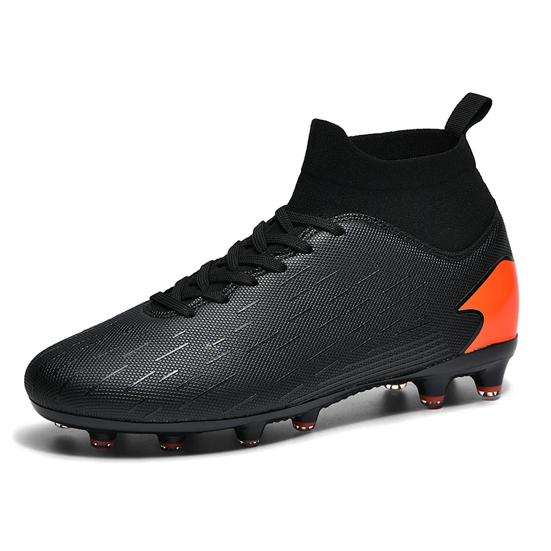 

1209 Outdoor MG Shoes Men Football Sneakers Boy Soccer Shoes High Ankle Men's Cleats Training Sport Shoes Soccer Boots