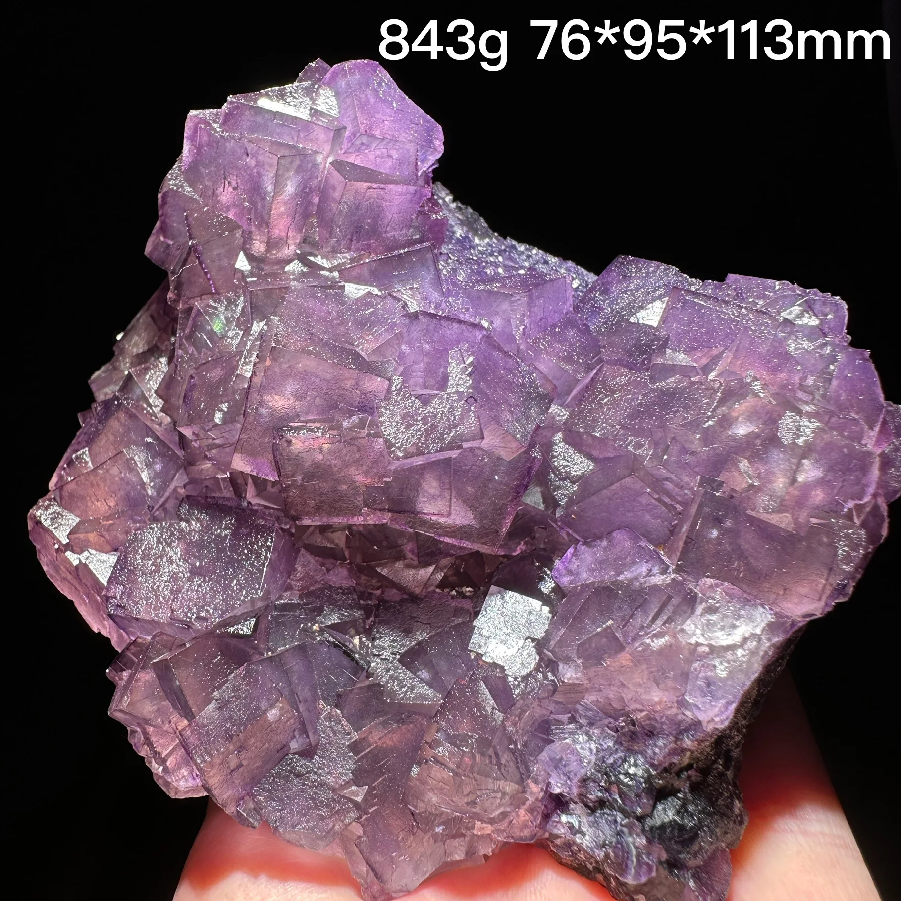 Natural Stones purple fluorite Fluorite Crystals Mineral Samples Witchcraft Spiritual Healing Chakra Feng Shui Room Decoration