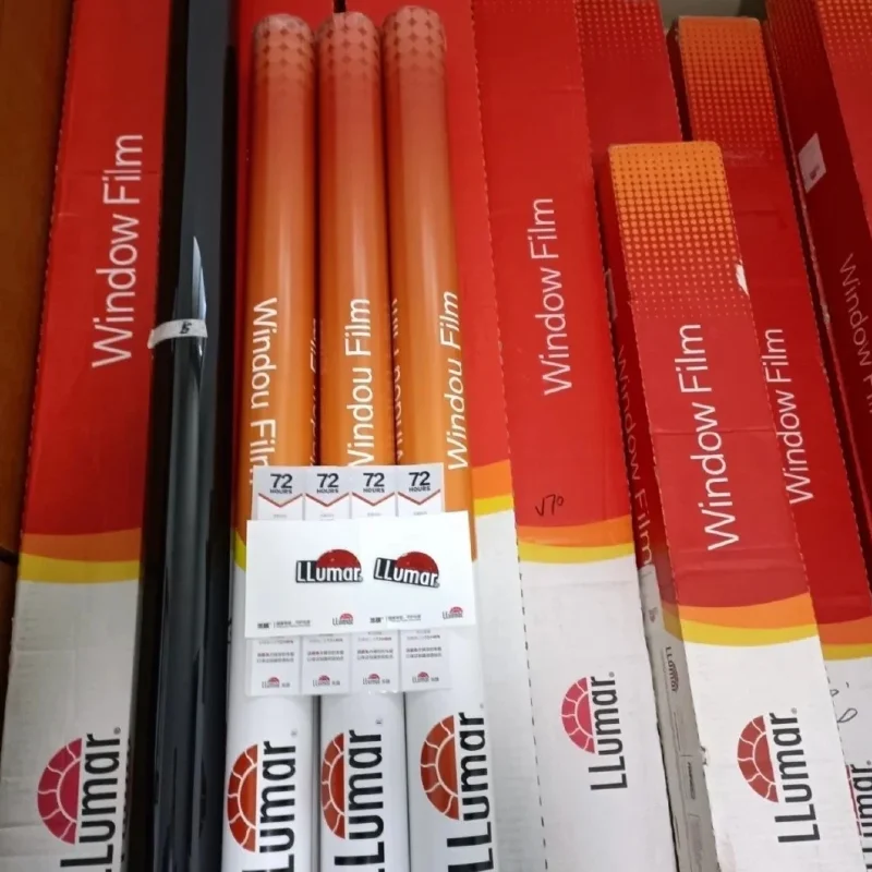 

99% скорость блокировки УФ-излучения, автомобильная оконная пленка, американская оконная пленка LLumar, 50 см * 30 м * рулон, черная тонированная солнечная пленка для окон автомобиля