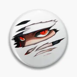 Muzan Demon Eyes Soft Button Pin Hat Women Funny Clothes Fashion Metal Gift Jewelry Badge Creative Cartoon Lapel Pin Cute Lover