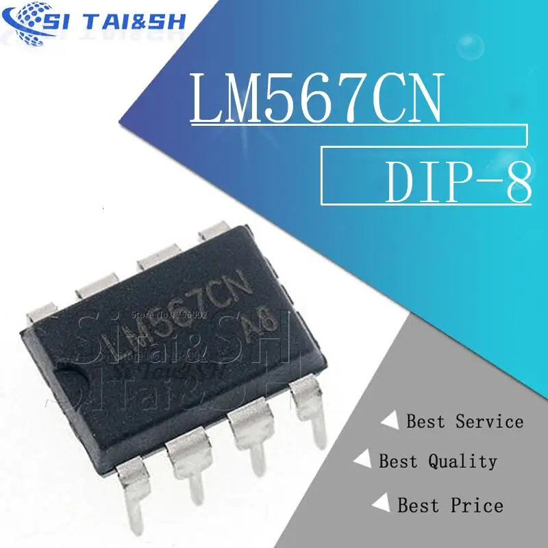 10PCS LM567CN DIP8 LM567C DIP LM567 567CN DIP-8 new and original IC