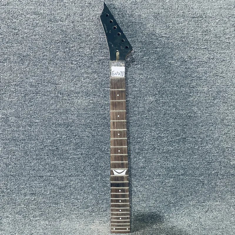 EN278  Reverse Headstock Electric Guitar Neck 24 Frets 648 Scales Length for DIY Replace  Right Hand Stock Item