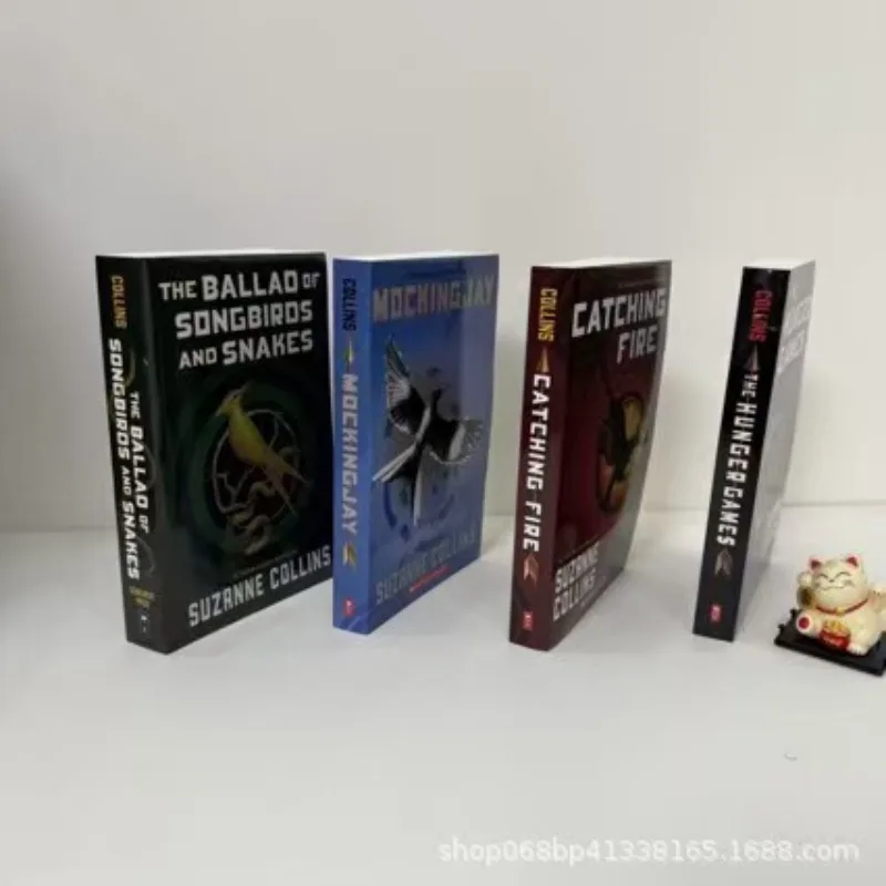 The Hunger Games 1-4 Full Set English Novels Suzanne Collins Paperback In Stock Fast Shipping