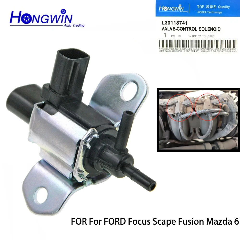 EGR Valve Control Switch-Vacuum Solenoid For FORD Focus Scape Fusion Mazda 6 Tribute Mercury L80118741 3S4Z9J559AA 1S7Z9J559BA