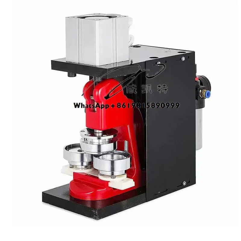 

New Various Size Pneumatic DIY Button Making Machine Automatic Pin Badge Making Machine