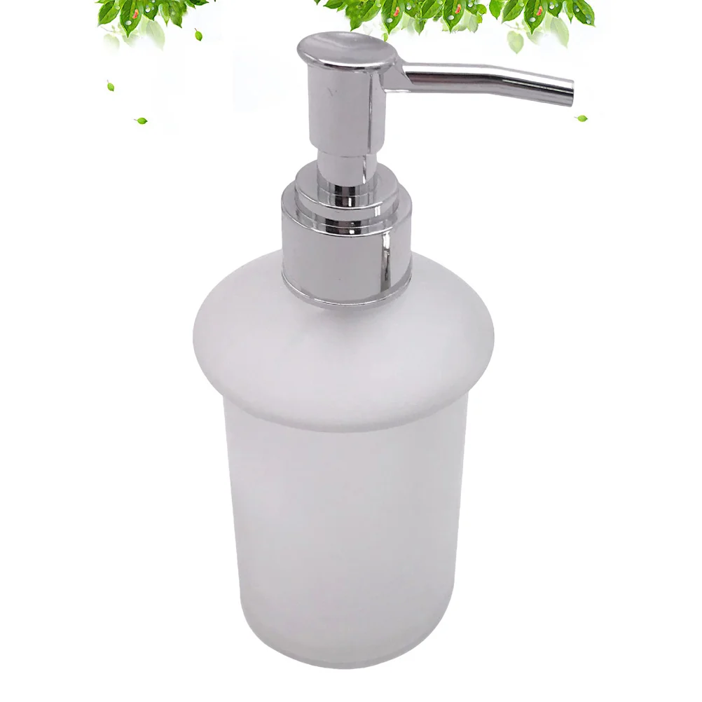 

Bathroom Wall Mounted Liquid Hand Soap Dispenser Manual Pump Leakproof for Shampoo Shower Transparent Window Liquid Soap Pump