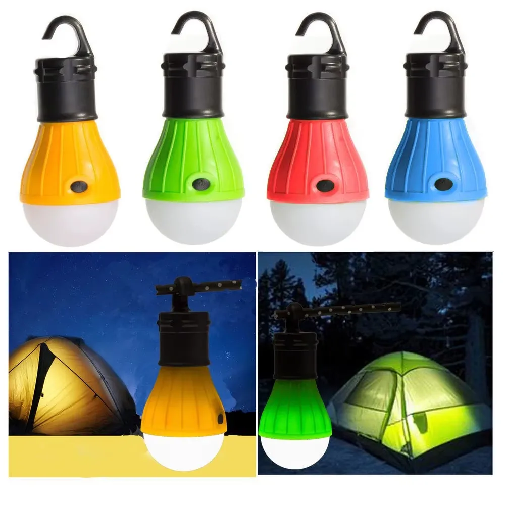 Outdoor LED Camping Light Waterproof Tent Lamp Bulb Emergency Lights Portable Lantern Camping Accessories for Backpacking Hiking