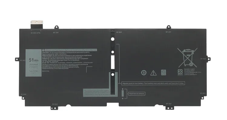 

New 7.6V 51Wh 52TWH XX3T7 0XX3T7 Battery Compatible For Dell XPS 13 7390 2-in-1