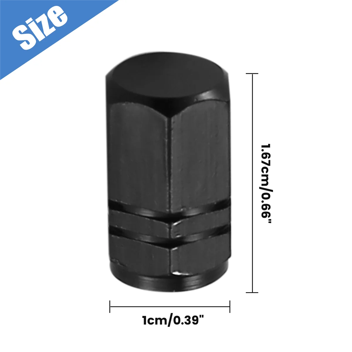 

# Шины 76Z, 24 шт., колпачки для штока клапана, колпачки для штока клапана, черные, черные