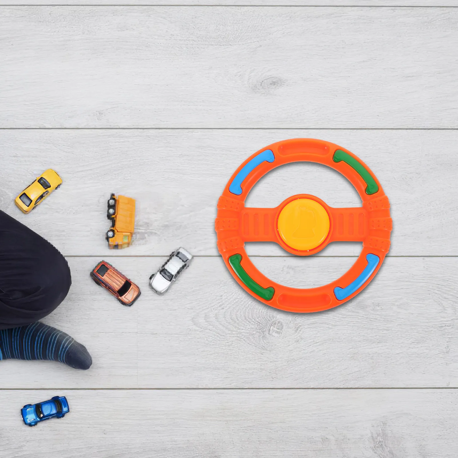 

Игровой руль-симулятор из пластика для детских качелей, аксессуар для игр в помещении и на улице, интерактивный набор для вождения, детская машинка