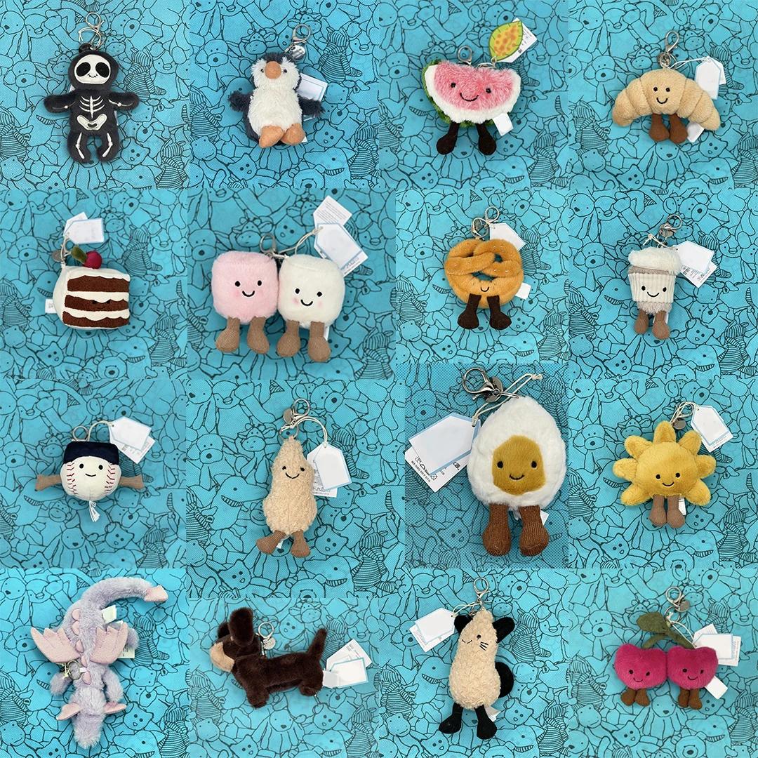 JC Novedad Limitada: Llavero de Peluche Kawaii con Etiqueta de Juguete de Peluche Adorable para Niña, Ideal como Regalo de Cumpleaños