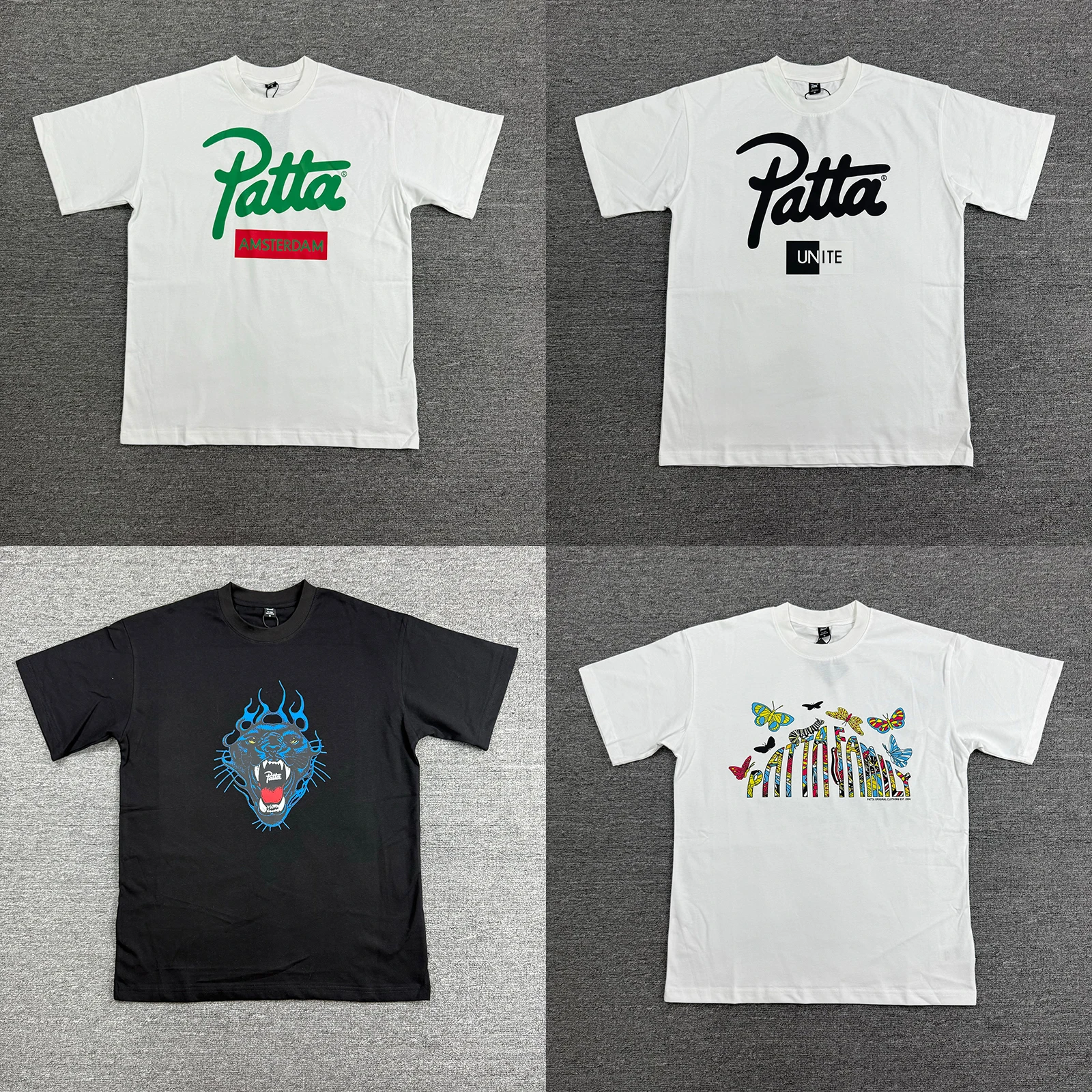 

25ss High Quality PATTA T Shirt Fashion Women Men Summer Style Vintage Classic Style Tee