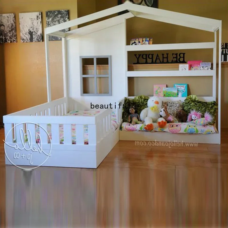 أريكة منزلية ذات وظيفة من الخشب الصلب للأطفال #5