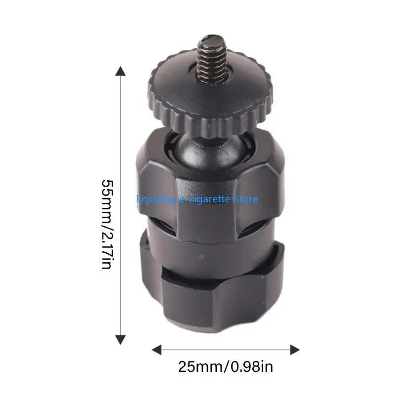 Kunststoff 17mm Kugelkopf Adapter Konverter für Kamerahalterungen Monitorhalterungen Rack Y4QF – Detail 6