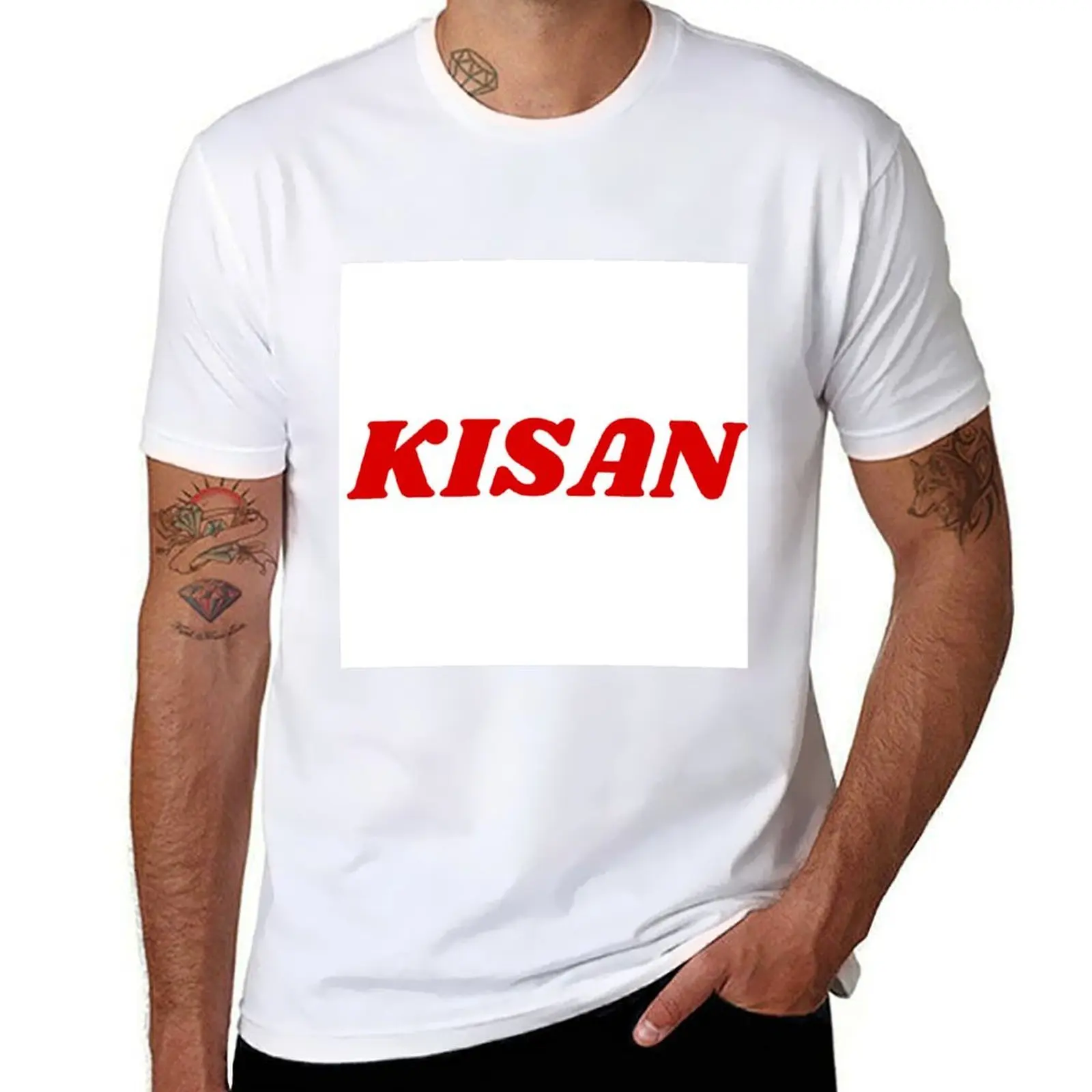 

KISAN T-Shirt printed t shirts for man t shirts for man pack cotton T-Shirt