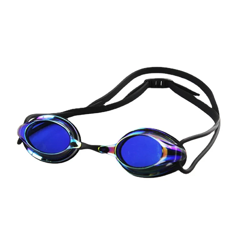 Professionele zwembril voor wedstrijden Anti-condens Waterdichte UV-bescherming Plating Silicagel zwembril