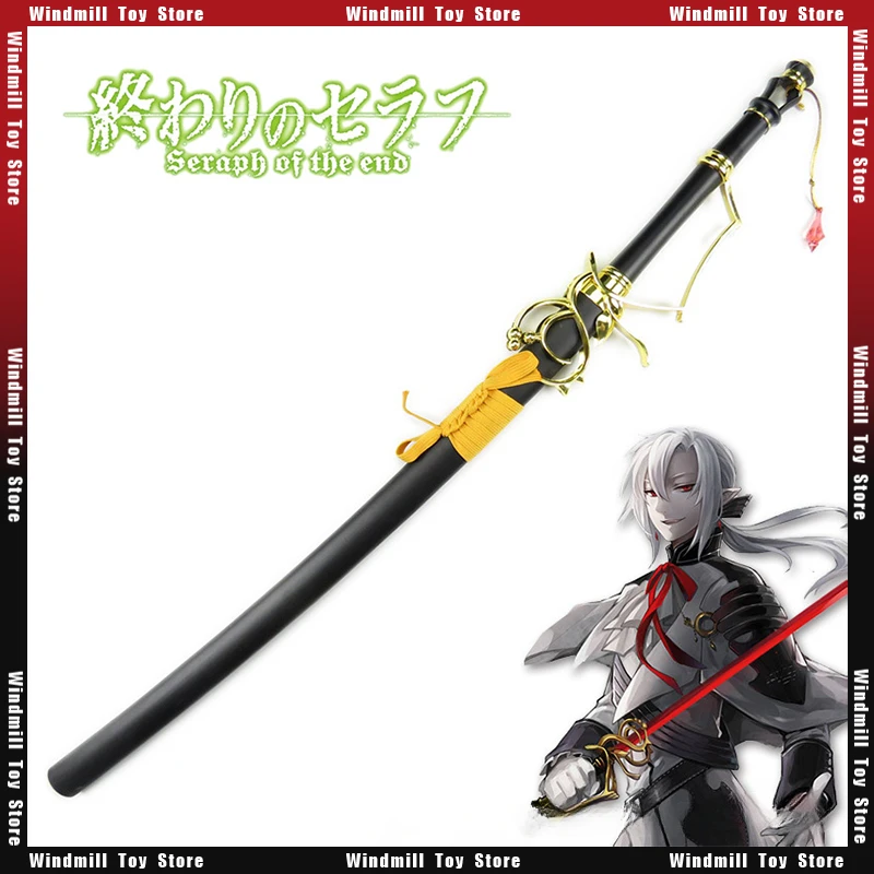 

Seraph of The End Weapon Ferid·Bathory Vampires Nobleman Anime Peripheral 105cm Wooden Katana Sword Weapon Model Cosplay Toys