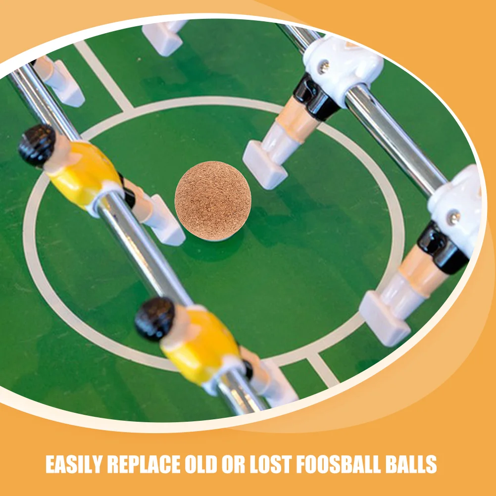 2 Pcs Football Table Tennis Accessories Small Foosball Tabletop Replacement Balls Mini Soccer Party Favors