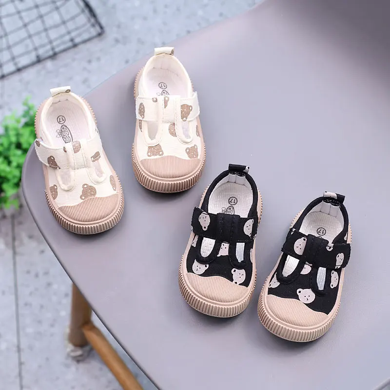 Infant Kids toddler shoes baby bottom canvas shoes Boys Girls Casual Sneakers Soft Sole Non-Slip Toddler Shoes First Walkers