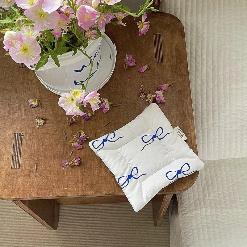 Lattice Series Multi-color Square Korean Cotton Coasters Fresh Table Cloth Heat Insulation Mat Coffee Cup Placemat Table Decor