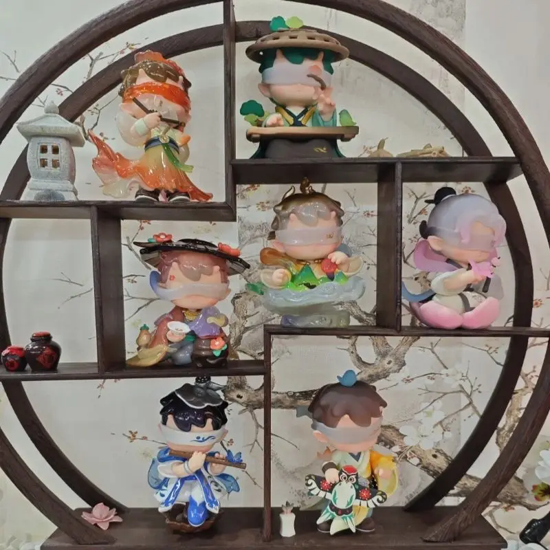 

Lodii Rivers And Mountains Series Blind Box Chinese Ancient Style Figures Cartoon Vinyl Toy Knight-Errant Ornament Mystery Box
