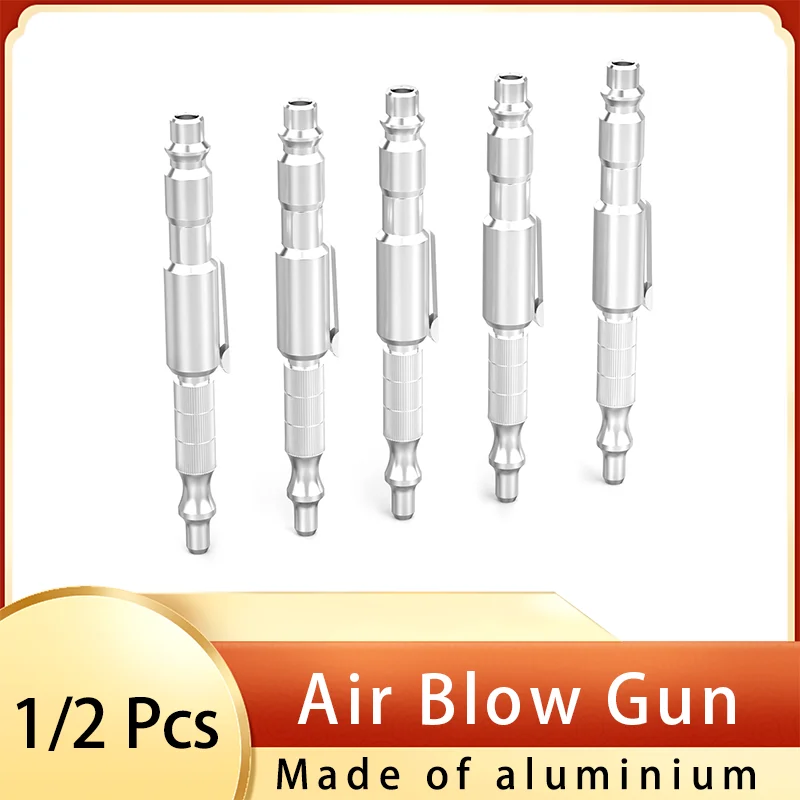 1/2 шт. Регулируемый Карманный пневматический пистолет с вилкой типа I/M 1/4 дюйма для обработки и наведения очистки воздуха