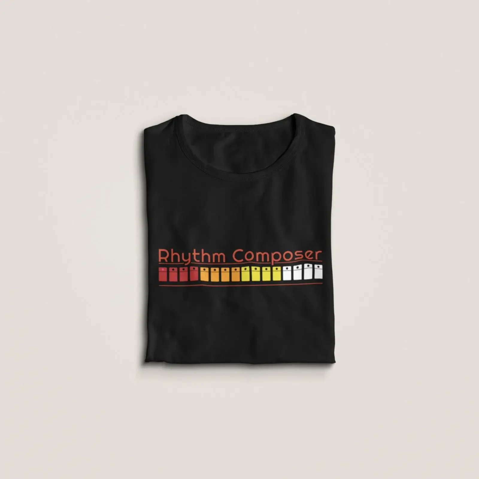 Rhythm Composer 808 RC T Shirt Synthesizer Lover Beat Maker For Music Producer Techno Dj Analog Synth Fans  vintage Washed