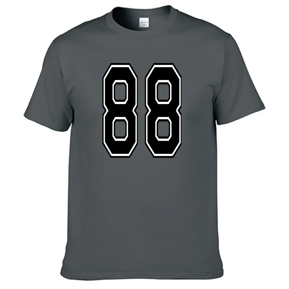 88 number Custom 100% Cotton T Shirt Men Women Print name T-Shirt Basketball、football、 ball number customization T-shirt