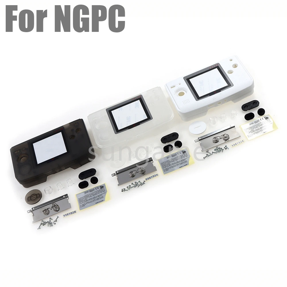 1set Replacemen Housing Shell Cover Case Kit Thick Machine for SNK NGPC NEOGEO POCKET COLOR