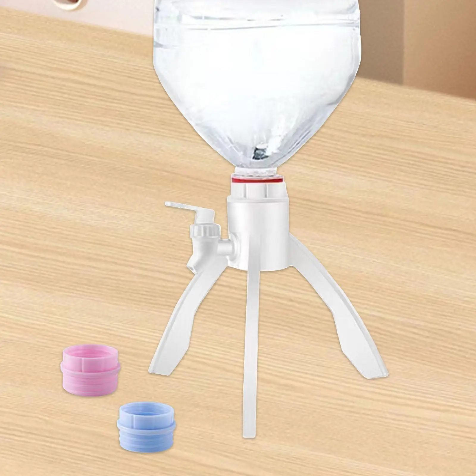 Bottled Water Bracket Water Dispenser Stand Multifunction Drink Dispenser with Faucet for Bedroom Office Desktop Outside Picnic