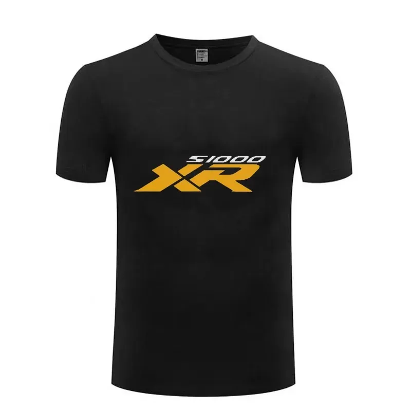 

S1000XR T Shirt Men S1000 XR S 1000XR Printed New LOGO T-shirt 100% Cotton Summer Short Sleeve Round Neck Tees Man Clothing