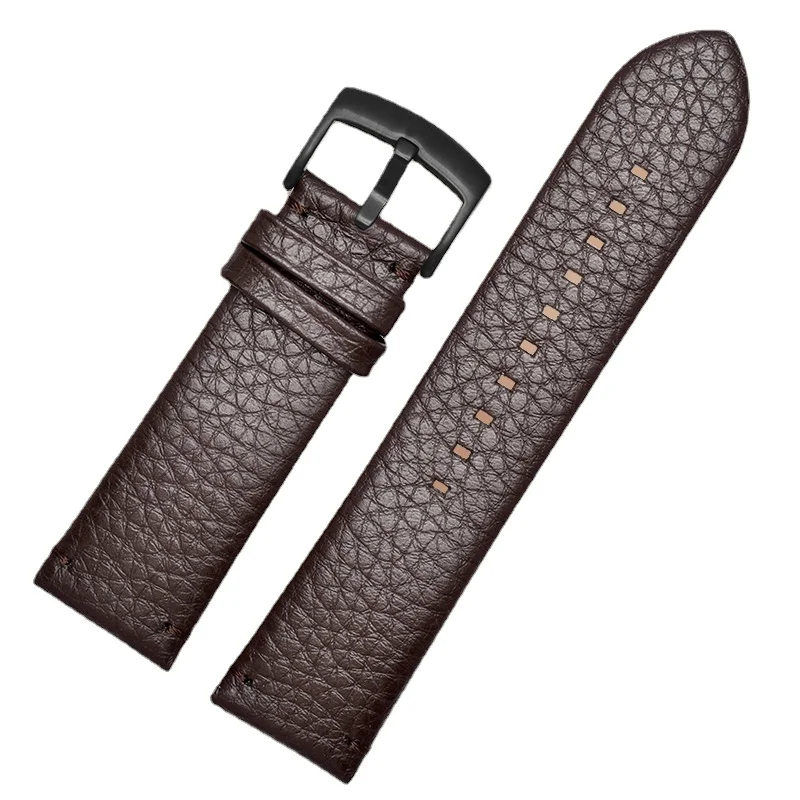 Genuine Leather Watch Band for Armani Ar2461 2462 2460 5989 5987 Soft and Comfortable Watch Strap Accessories 24mm Men Wristband