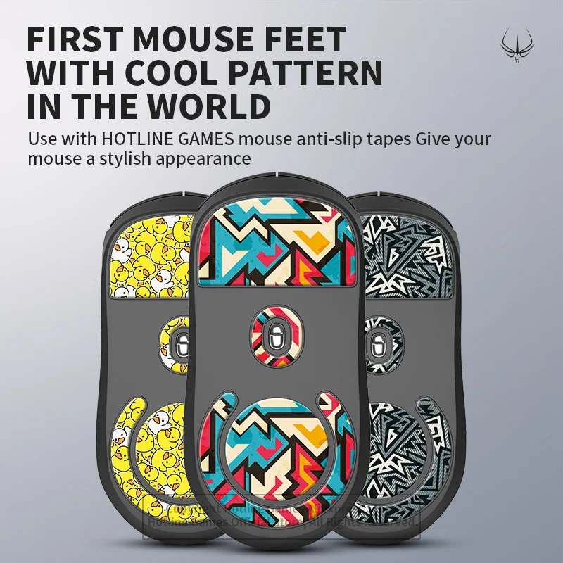 HOTLINE GAMES 5.0 Colorful Mouse Feet Skates for Logitech G502 Wired Gaming Mouse Feet Glide Feet Pads Replacement F-02