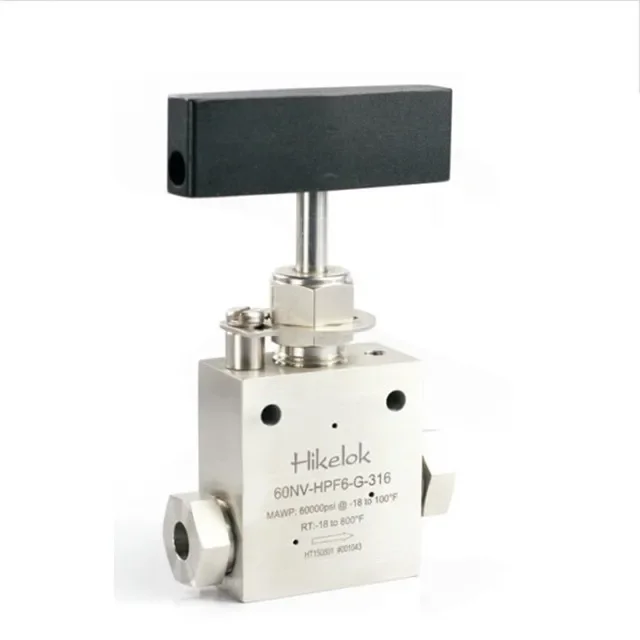 

Swagelok Autoclave Type Hikelok Ultra High Pressure 60000 psig Stainless Steel Needle Valve