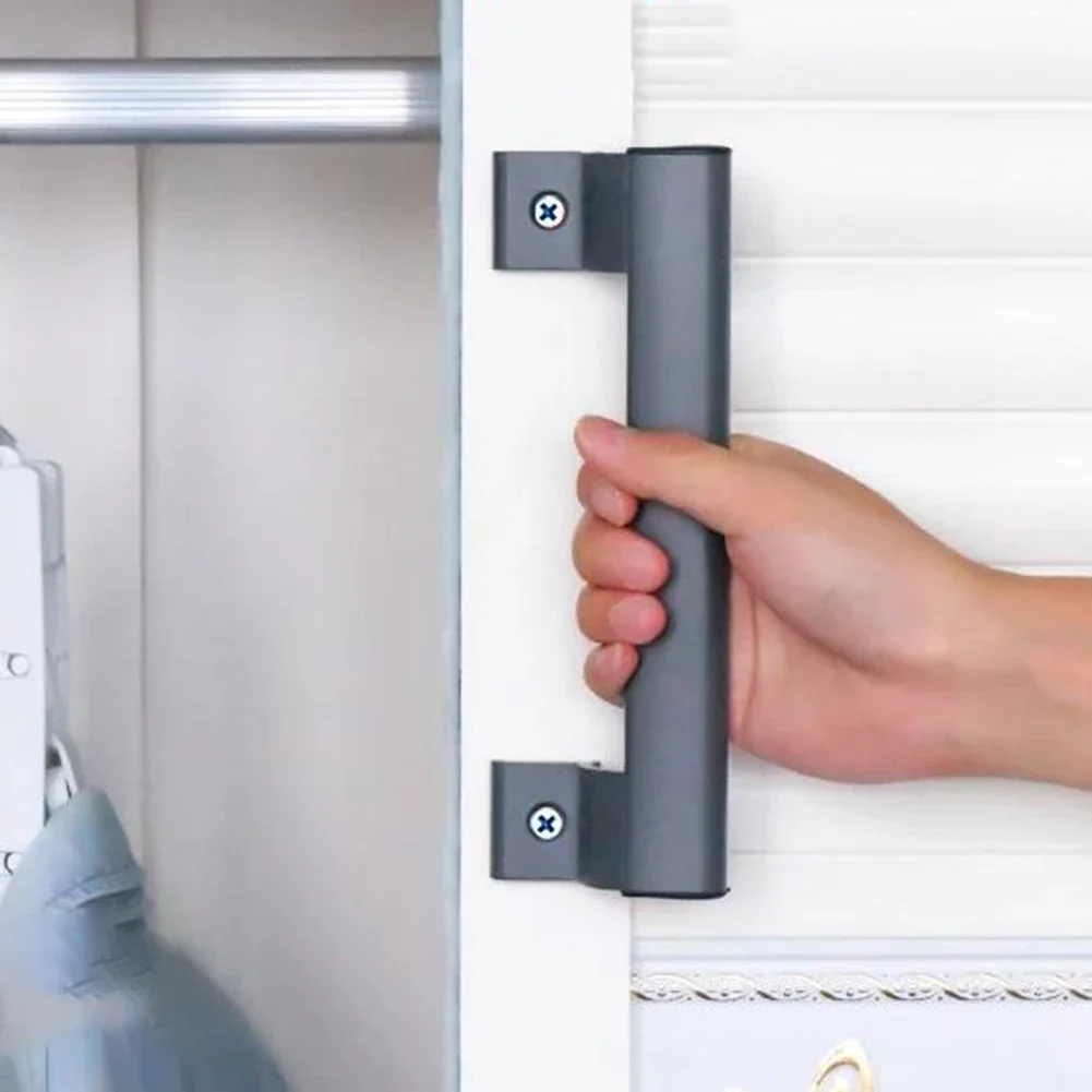 Door Handle Furniture Cabinet Pull Aluminum Alloy Handle Heavy-Duty Sliding Door Handle Interior Door Window Handle Hardware
