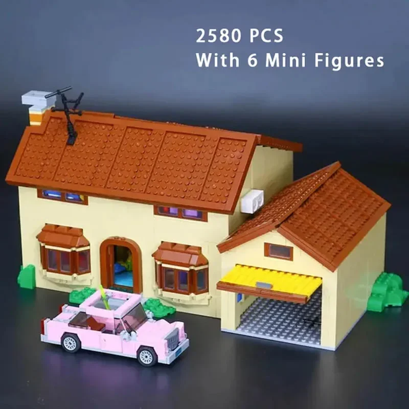 IN stock DIY 71006 71016 Supermarket and Kwik E Mart Building Blocks City Convenience Store Christmas Gifts for Children