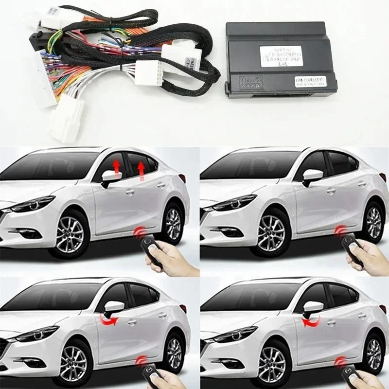 Módulo de Cierre Automático de Ventanillas y Plegado de Espejos Laterales para Mazda 2 2016-2019, Mazda 3 Axela 2014-2020 /CX-3 2015-2022 (LHD)