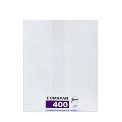 Czech FOMAPAN100 FOMAPAN400 4X5 Black on white Format Camera Negative Film 50sheets （Shelf Life 2026）